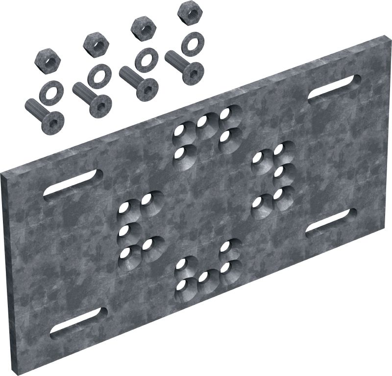 MT-P-G OC alátétlap Moduláris lemez moduláris szerkezetek szerkezeti acélra rögzítésére direktrögzítés szükségessége nélkül